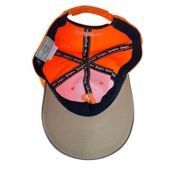 Remington Arms by Outdoor Hunter Orange Cap Mens One Size Black Embroidered Logo - Picture 5 of 9